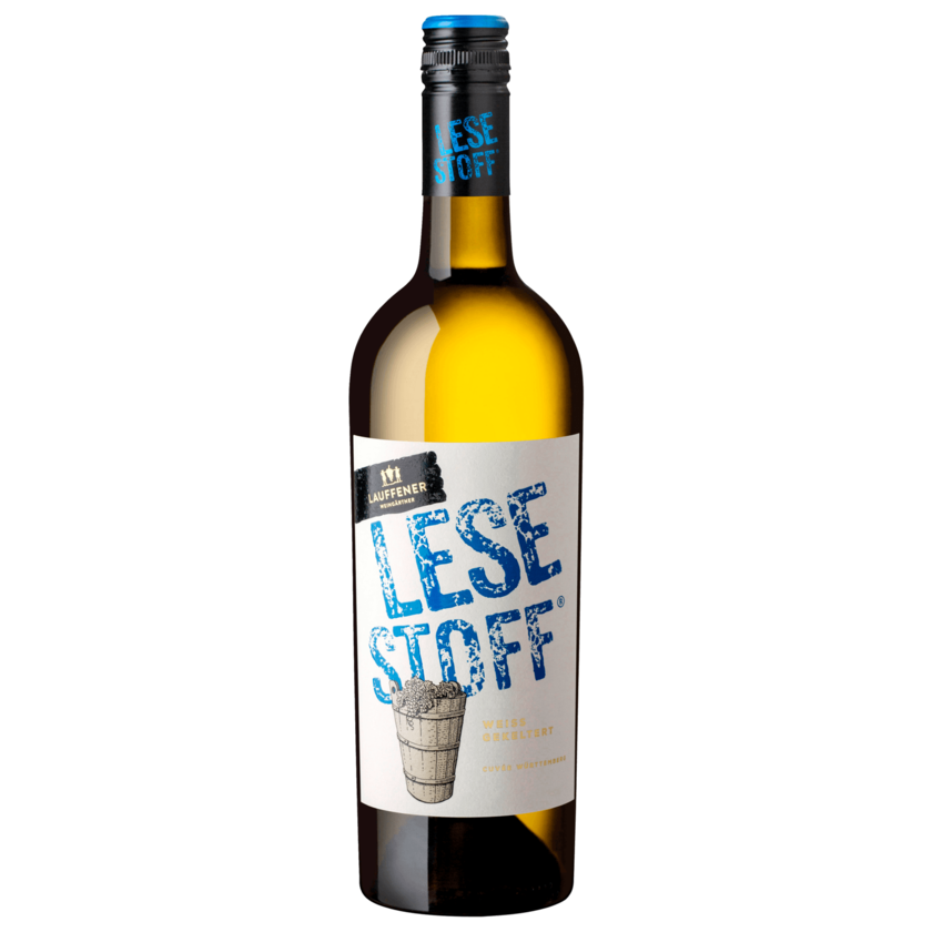 Lauffener Lesestoff Weißwein Cuvée halbtrocken 0,75l
